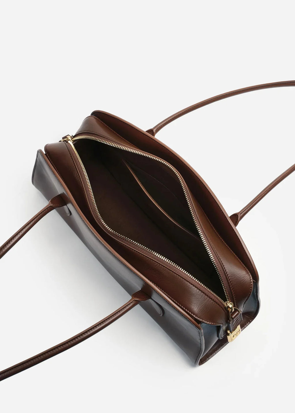 Gabrielle East-West Shoulder Bag - Chocolate