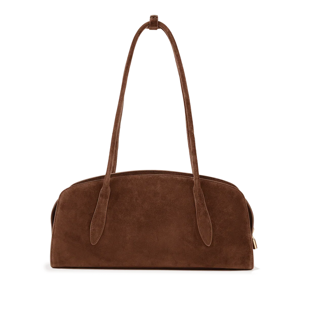 Gabrielle East-West Shoulder Bag - Chocolate