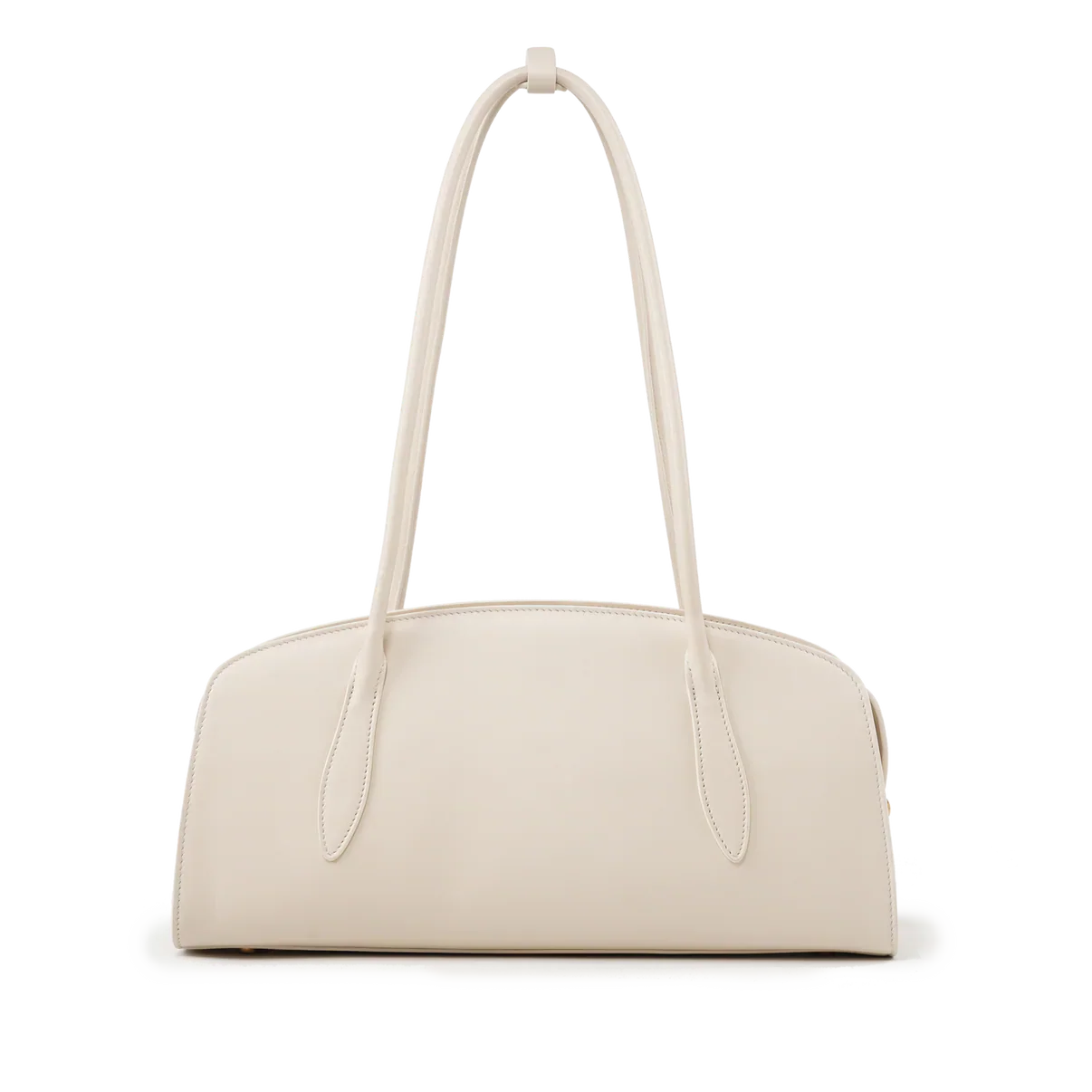 Gabrielle East-West Shoulder Bag - Chocolate Suede